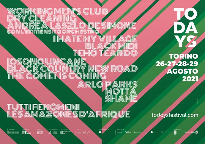 Todays Festival 2021, 26-27-28-29 agosto 2021 a Torino